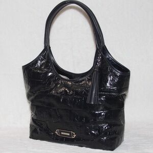 NWT Brahmin Melora Blue Castle View Leather Purse